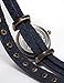 AMPM24 Women's Lady Wrap Around Quartz Watch Bracelet Black PU Leather WAA340