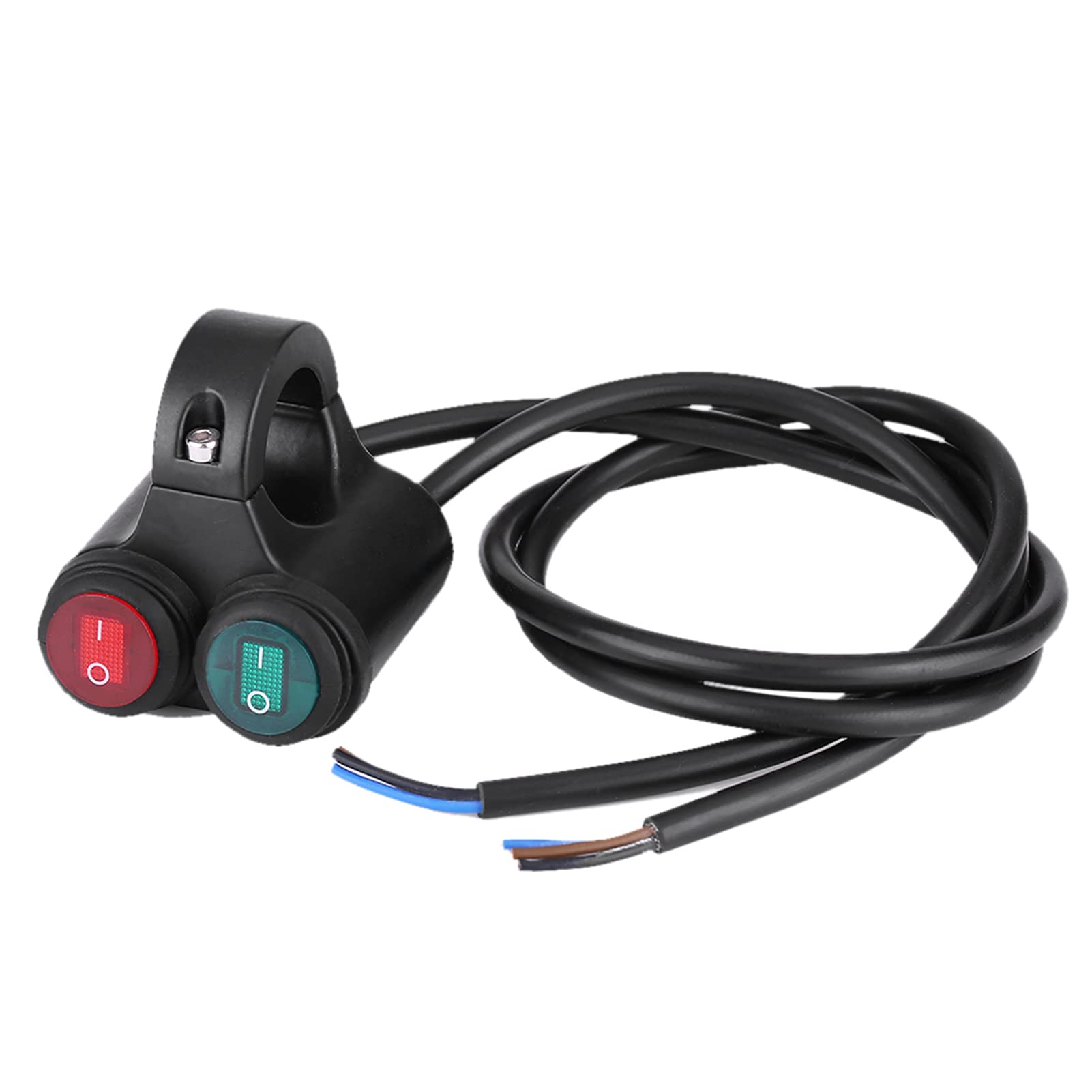 Motorcycle Handlebar Switch, 22mm Universal Motorcycle Handlebar Switch for Headlight, Brake, Fog Lights, Horn Dual Control Button Switch Kit for Adventure, Cruiser, Sport, Touring Motorcycles