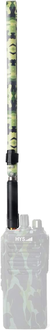 HYS Tactical Camouflage Coating 31.5inch 20w Dual Band 136-174 400-470Mhz 2Meter 70CM SMA-Female Foldable Antenna for Baofeng UV-5R Series, UV-82 Series, BF-F8HP Kenwood Two Way Radio: Home Audio & Theater