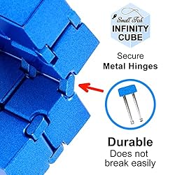 SMALL FISH Fidget Infinity Cube - Built-in Metal