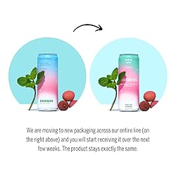 Moment SPARKLING Lychee Mint. Botanical Water with