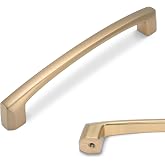 POVEFONK 10 Pack 5 Inch Champagne Bronze Kitchen Cabinet Handles | Solid Zinc Alloy,Screws Included,5" Hole Center(128mm),Cabinet Pulls,Cupboards, Drawers, Dressers, Furniture, Hardware