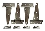 QCAA Stainless Steel Extra Heavy Tee Hinge, 6" x