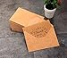 Ohuhu 36 Pack Brown Kraft Paper Thank You Cards Thank U Greeting Card W/ 36 Kraft Paper Envelopes for Wedding