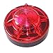 Roadside Flashing Flares Safety Warning Light Emergency LED Strobe Light with Magnetic Base (Red)