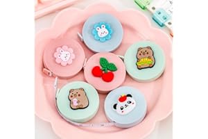 6Pcs 60 Inches/150 CM Tape Measure Body Retractable Fabric Tailors Tape Measure Dual Sided Measuring Tape for Sewing, Clothin