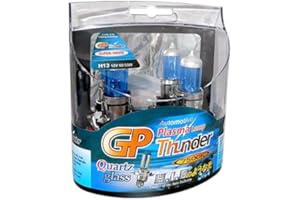 GP Thunder H13 9008 7500K Xenon Halogen White Light Bulbs for Headlamp Light Bulbs SGP75K-H13 (2 Bulbs)