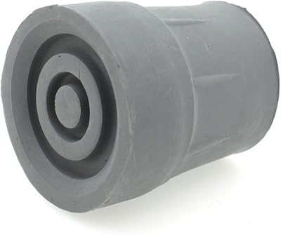 Lifeswonderful Qty 10x 25mm 1" Heavy Duty Rubber Ferrules Grey Walking Frame