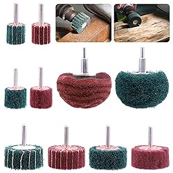 Mardatt 10Pcs Non Woven Abrasive Buffing Pads