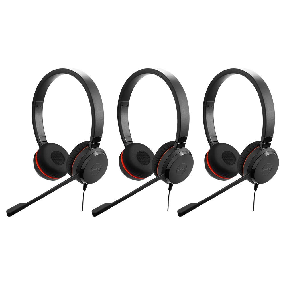 Jabra Evolve 30 Wired Headset, Stereo Telephone Headset for Greater Productivity, Superior Sound for