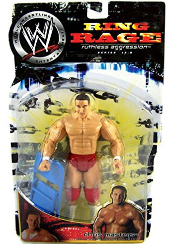 WWE CHRIS MASTERS Wrestling Ring Rage Ruthless Aggression Series 15.5 Figur...