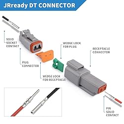 JRready 238PCS DT Connector Waterproofing Kit, 2-12