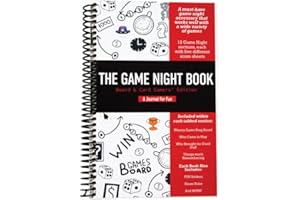 THREE CRAZY GIRLS GAME NIGHT ACCESSORIES Game Night Book for Scorekeeping and Memories - Second Edition