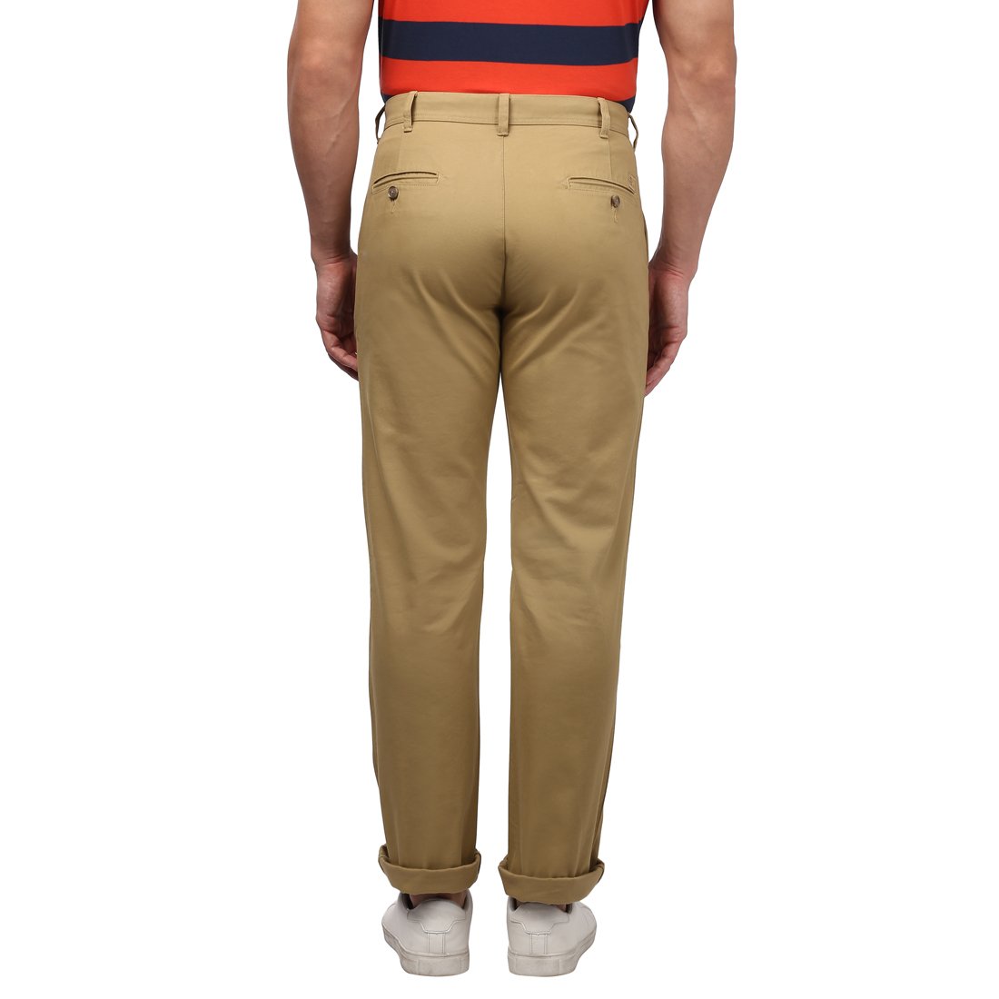 tailored khaki pants