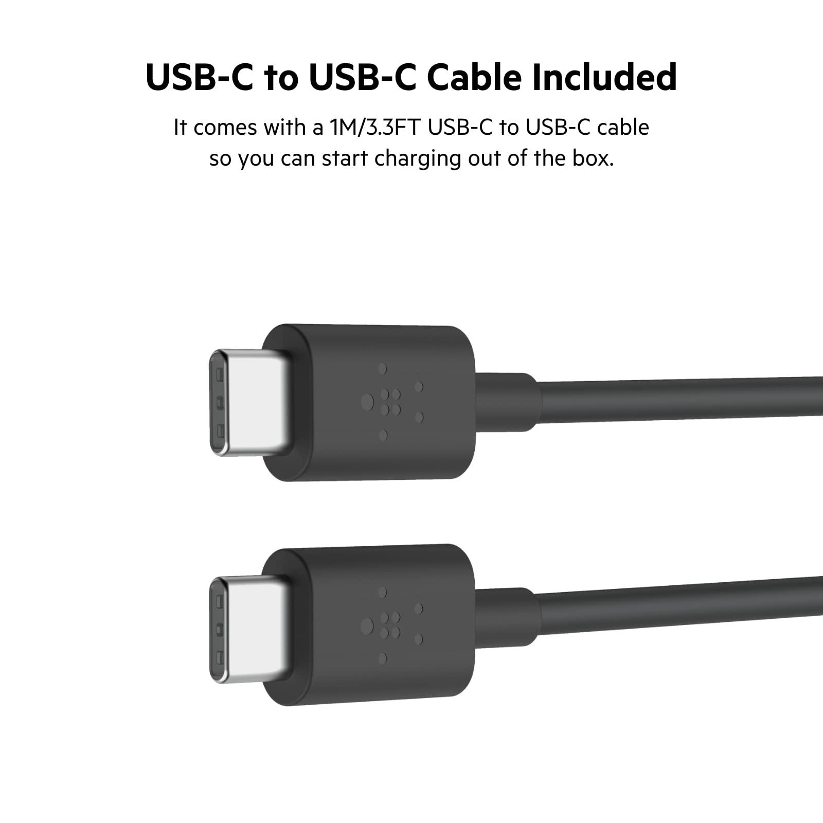 Belkin 37W Dual Port Fast Car Charger with 3.3ft USB-C Cable Included, USB-C 25W PPS Port and USB-A 12W Port for Galaxy S23, S23+, Ultra, Note20, iPhone 14, 13, 12, 11, Pro, Max, Mini and More