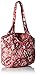 Vera Bradley Women's Cotton Glenna Satchel Purse, Blush Pink, One Size