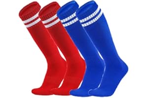 Zion Praiser Kids School Soccer basketball football Toddler Knee High Tube Stocking Boys Girls Striped Youth Athletic Socks