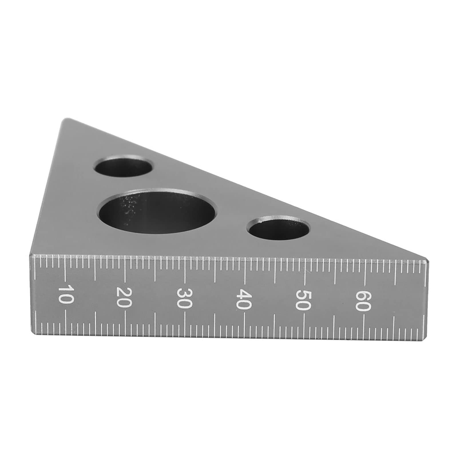 Tbest Angle Blocks, 45/90 Degrees Matte Aluminum Alloy Mini Right Angle Ruler Woodworking Measuring Tool Triangular Ruler