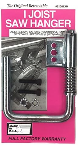 Toolhangers Unlimited Original I Joist Saw Hanger (Pink #21087XH), 2 5/16” Wide Hook