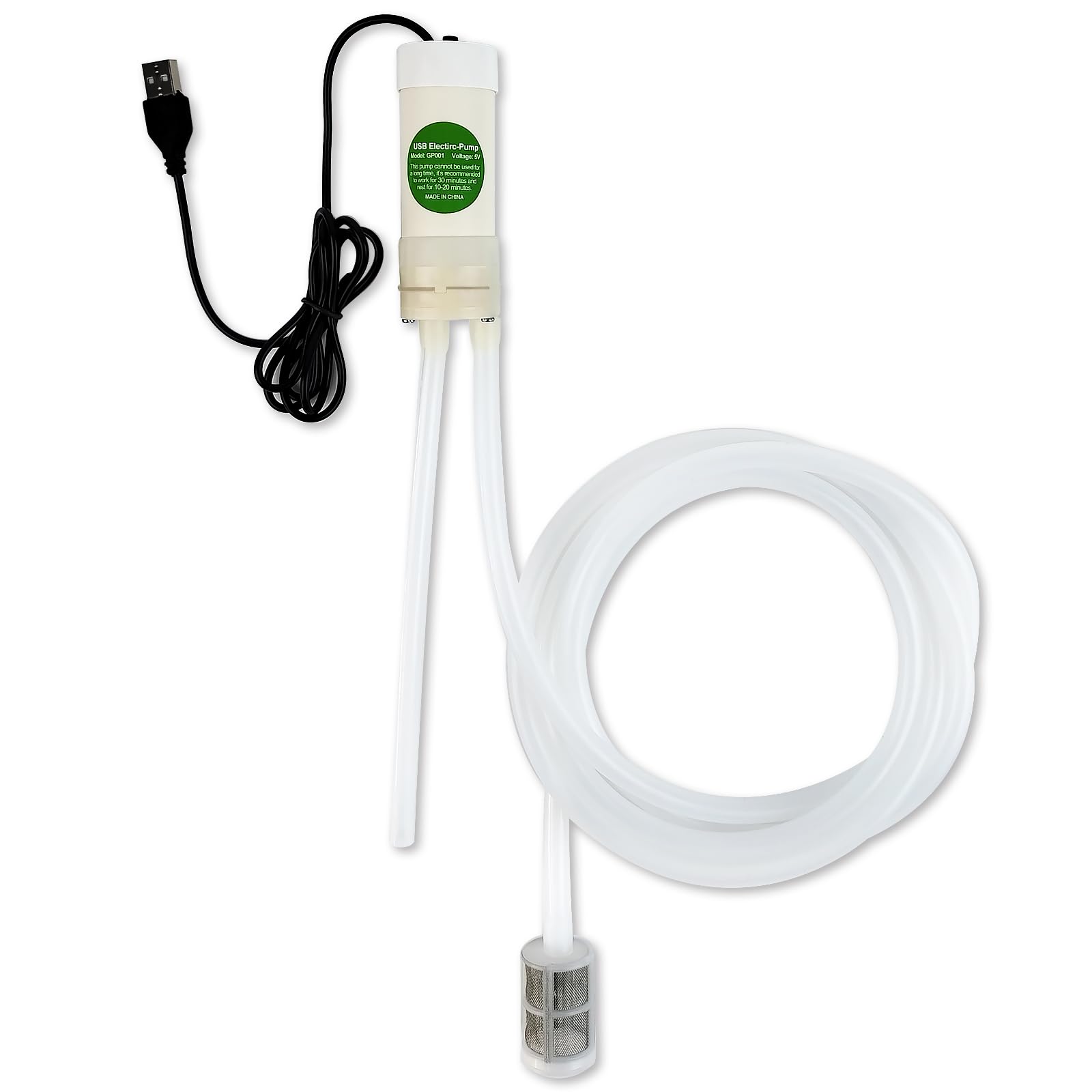 Photo 1 of Portable USB Electric Auto siphon Self-Priming Pump for Home brew Wine,Beer and Kombucha, Water Transfer Pump Kit, 2L/Min, Low Noise, with Food-Grade 6.5FT hose