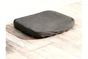 Fancyango Oversized Rocking Chair Cushion for Indoor/Outdoor – All-Weather Wicker Rattan Chair's Cushion, Patio Rocking Chair for Porch Garden or Balcony (Grey, 15" D x 10" W x2 H)