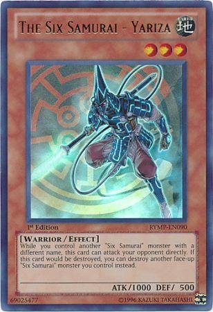 Yu-Gi-Oh! - The Six Samurai - Yariza (RYMP-EN090) - Ra Yellow Mega-Pack - 1st Edition - Ultra Rare