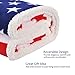 Tirrinia American Flag Blanket Sherpa Fleece Throw, Patriotic Blanket for 4th of July, Veterans Day, USA Decorations, Red White and Blue Reversible Soft Army Gift for Bed Couch Sofa 50