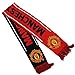 SEI Manchester United Woven Winter Scarf (Black/Red/White)