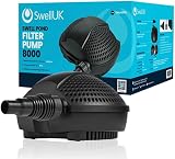 Swell UK Swell Pond Pump 8000 LPH for Filter Garden Koi 3 Year Guarantee