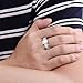 THREE KEYS JEWELRY 4mm 6mm 8mm Tungsten Wedding Ring Imitated Meteorite Rose Gold Brushed/Polished Band