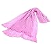 Newborn Baby Photography Props - Long Ripple Wrap Blanket and Lace Beads Headband (Light Purple, OneSize)