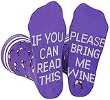 Saucey Socks Bring Me Wine Beer Coffee Socks for Men Women, Luxury Cotton Designs, Great Gift