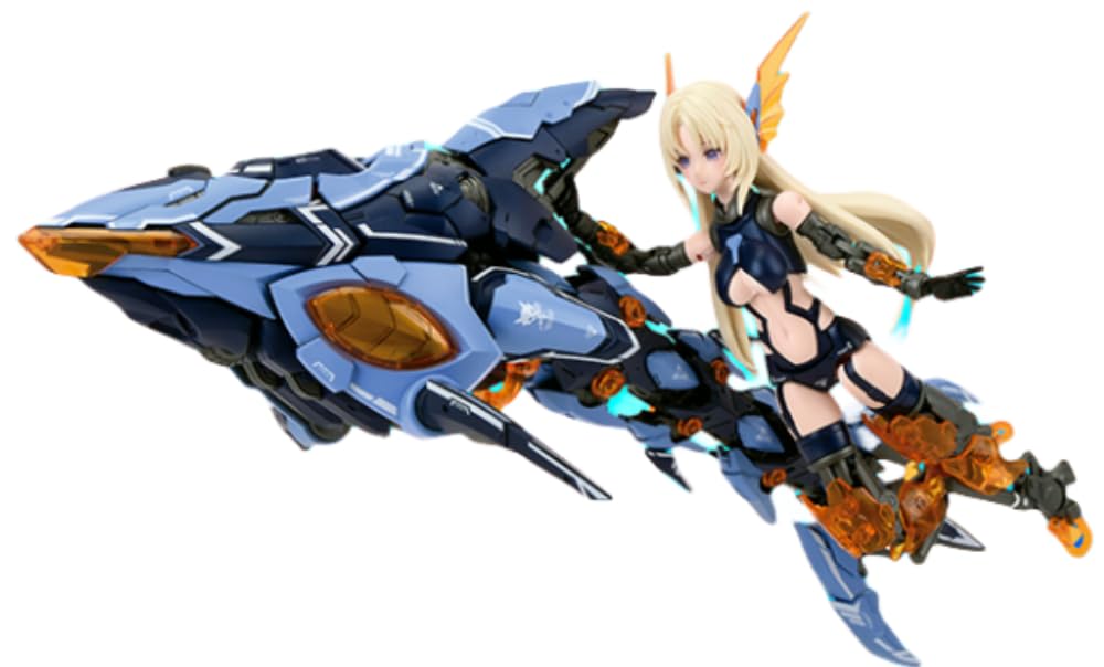 HiPlay Nuke Matrix Plastic Model Kits: Cyber Forest Mermaid, Storm Interceptor: Royal Enforcer, Tanya Charybdis, Mecha Musume, Anime Style 1:12 Scale Collectible Action Figures (Mermaid)