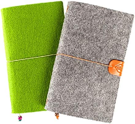 Vintage Travel Diary Notebook, Notepad Green