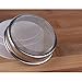 LOHOME Stainless Steel Fancy Coffee Dredger Cocoa Powder Shaker with Fine-mesh Lid & Translucent Plastic Cover for Baking & Cooking At Home/Restaurant (4-Pieces)