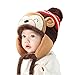 Knit Beanie Cap for Baby, Misaky Winter Warm Kids Girl Boy Ear Thick Hat (Coffee)