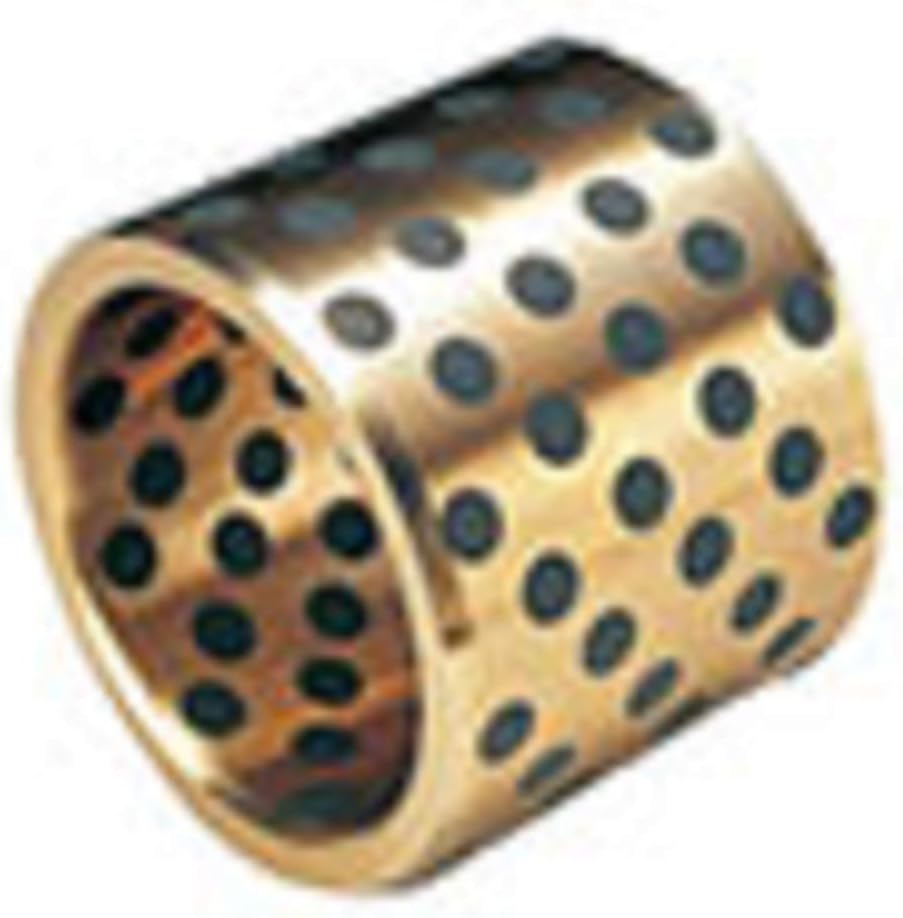 Sankyo Oilless SOBC-253520 Bronze and Graphite Bushing, 25mm ID 35mm OD x 20mm L