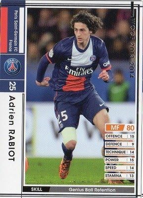 Amazon Wccf 13 14 059 パリ サンジェルマン アドリアン ラビオ トレカ 通販