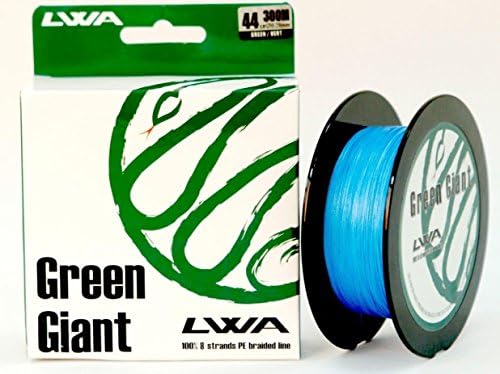 usadoso LVWA Professional Green Giant 100% 8 Strands PE Braided Super Strong dyneema Fishing line