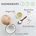100% Natural Coconut Oil Scrub for Face and Body - Dead Sea Salt, Almond oil, Argan oil. Shea Butter, Unique Blend of Organic Essential Oils - Skin Exfoliator & Moisturizer For All Skin Types (12 OZ)