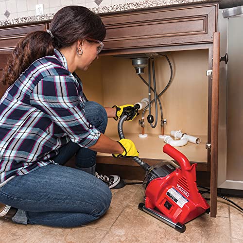 RIDGID PowerClear 120Volt Drain Cleaning Machine Kit for Tubs, Showers