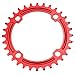 FOMTOR 32T Chainring 104 BCD Narrow Wide Chainring with 4 Bolts 9 10 11 Speed for Road Bike, Mountain Bike, BMX MTB Bike (Red)