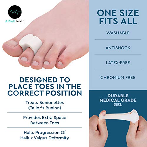 8 Pack Toe Separators for Bunions Toe Spacers, Hammer Toe