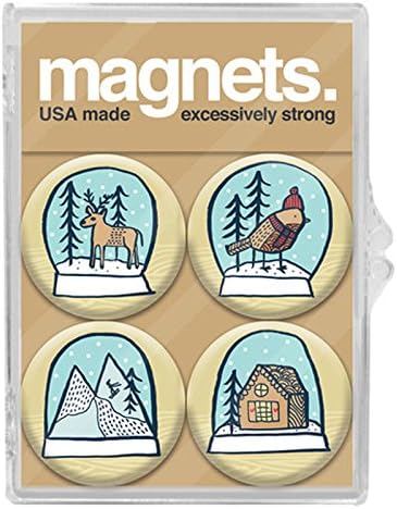 Magnet Set - Snow Globes