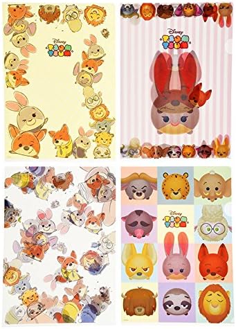 Amazon クリアファイル ツムツム ズートピア Tsum Tsum フラットファイル 文房具 オフィス用品