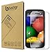 Motorola Moto E, Screen Protector, Bastex Brand, Tempered Glass .26mm,Antiglare Reflective Protection for Motorola Moto E