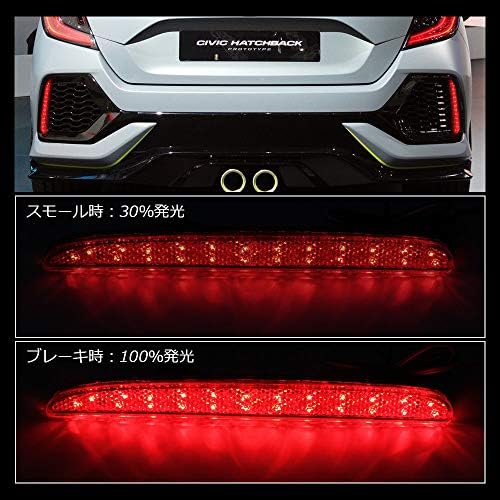ホンダ N Box Ledリフレクター Nbox テールランプ 明るい 追突防止 純正反射機能付き スモール ブレーキ連動 純正交換 取付簡単 ホンダ 新型 N Box カーパーツ レッドカバー 1年保証 2個セット ホンダ N Box用 Ly056 B07p33gp8r 1 790円 セール開催中最短即日発送