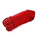 MASY BDSM Bondage Restraints 10m 32 Feet Long Japanese Rope Role Fun Game Play Kit Clothing Accessory (red)