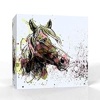 Canvas Wall Art - Animal Portrait - Canvas Prints Home Artwork Decoration for Living Room,Bedroom - 12x12 inches
