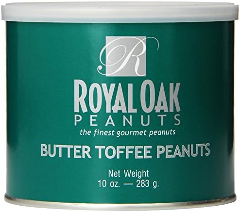 Royal Oak Gourmet Butter Toffee Peanuts, 10-Ounce Tins (Pack of 3)